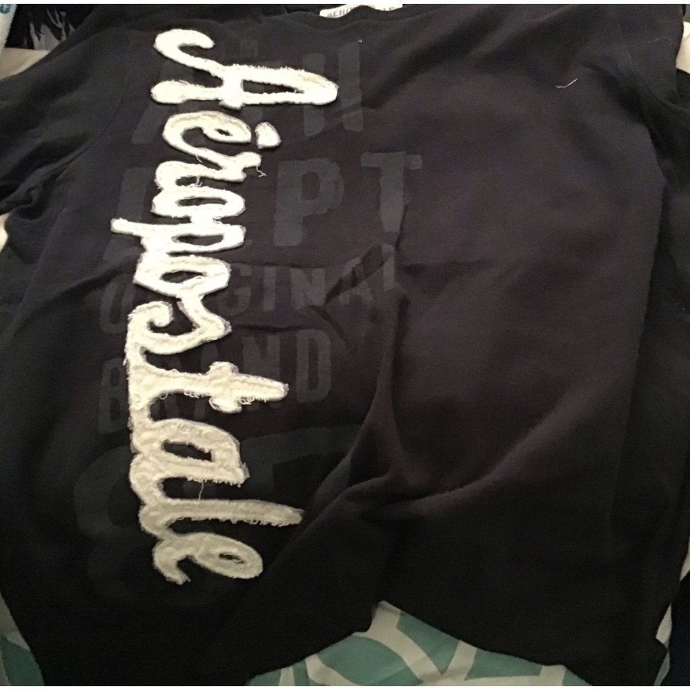 Aeropostale Black Short Sleeve Tee